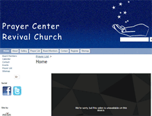 Tablet Screenshot of prayercenterlasvegas.com